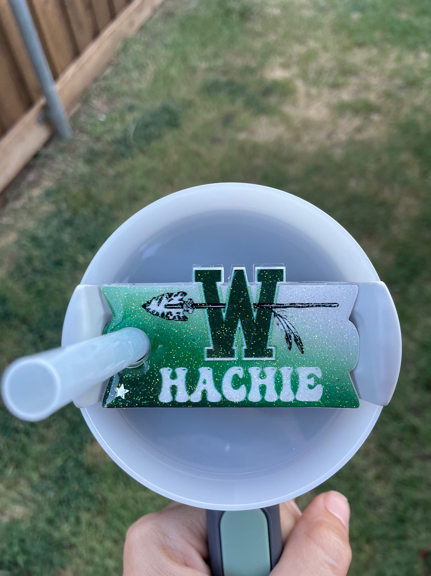 Tumbler name plate