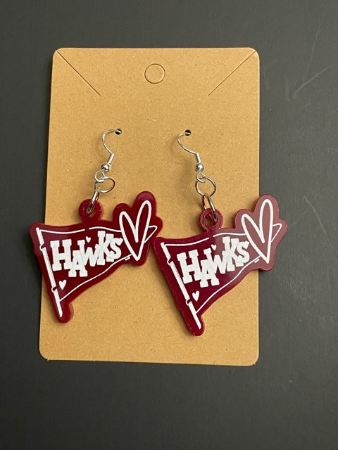 Pennant spirit earrings