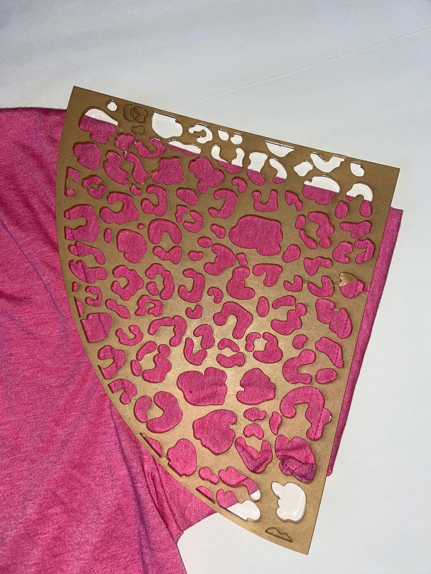 Acrylic Baseball and Leopard stencil bundle