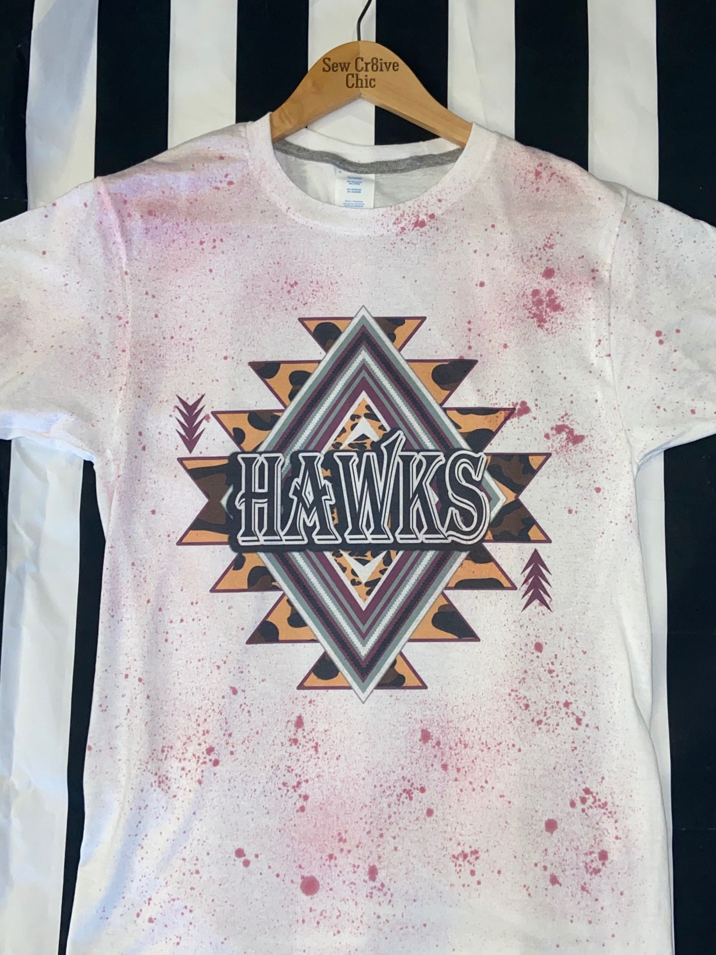 Aztec print School spirit shirt