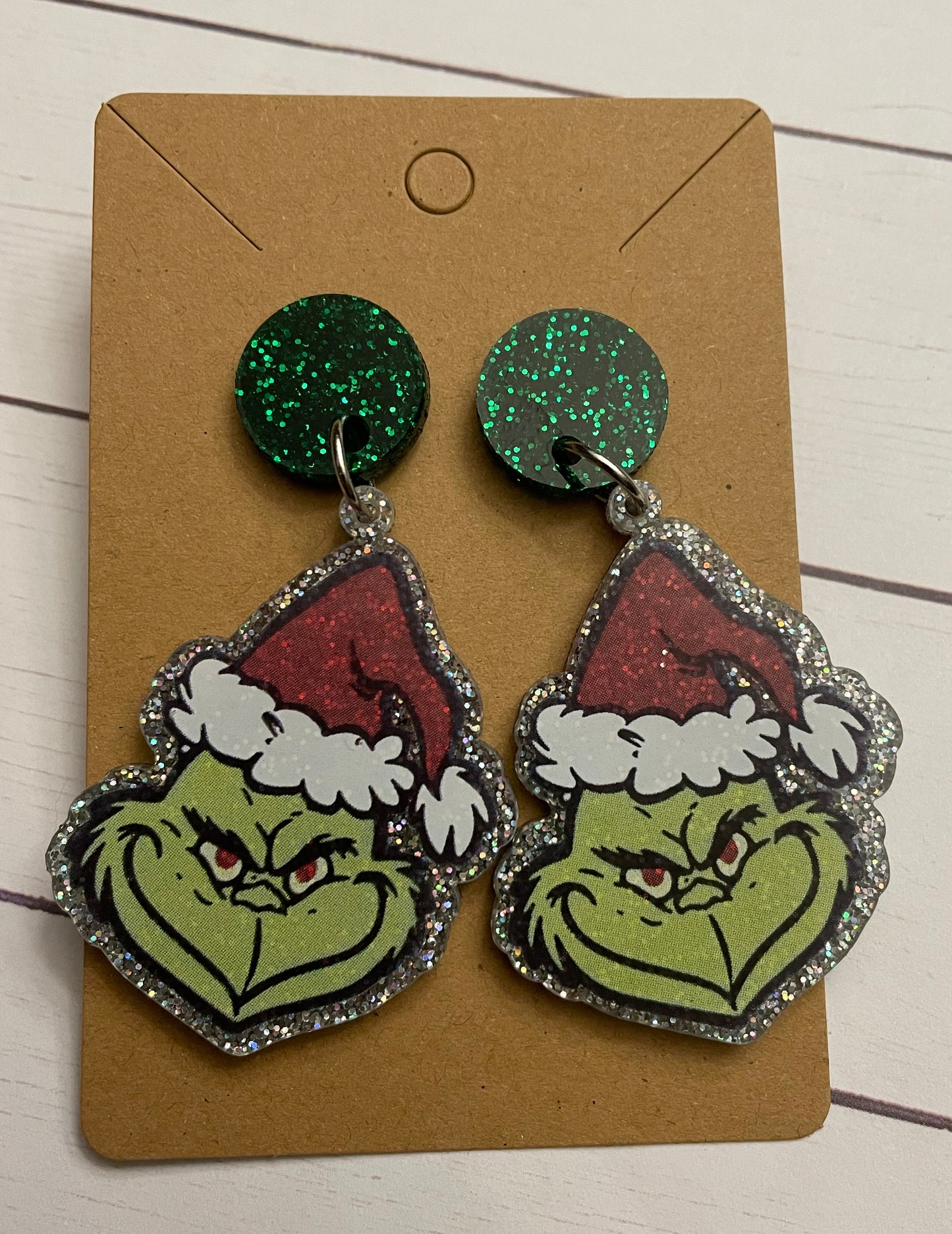 Grinch earrings