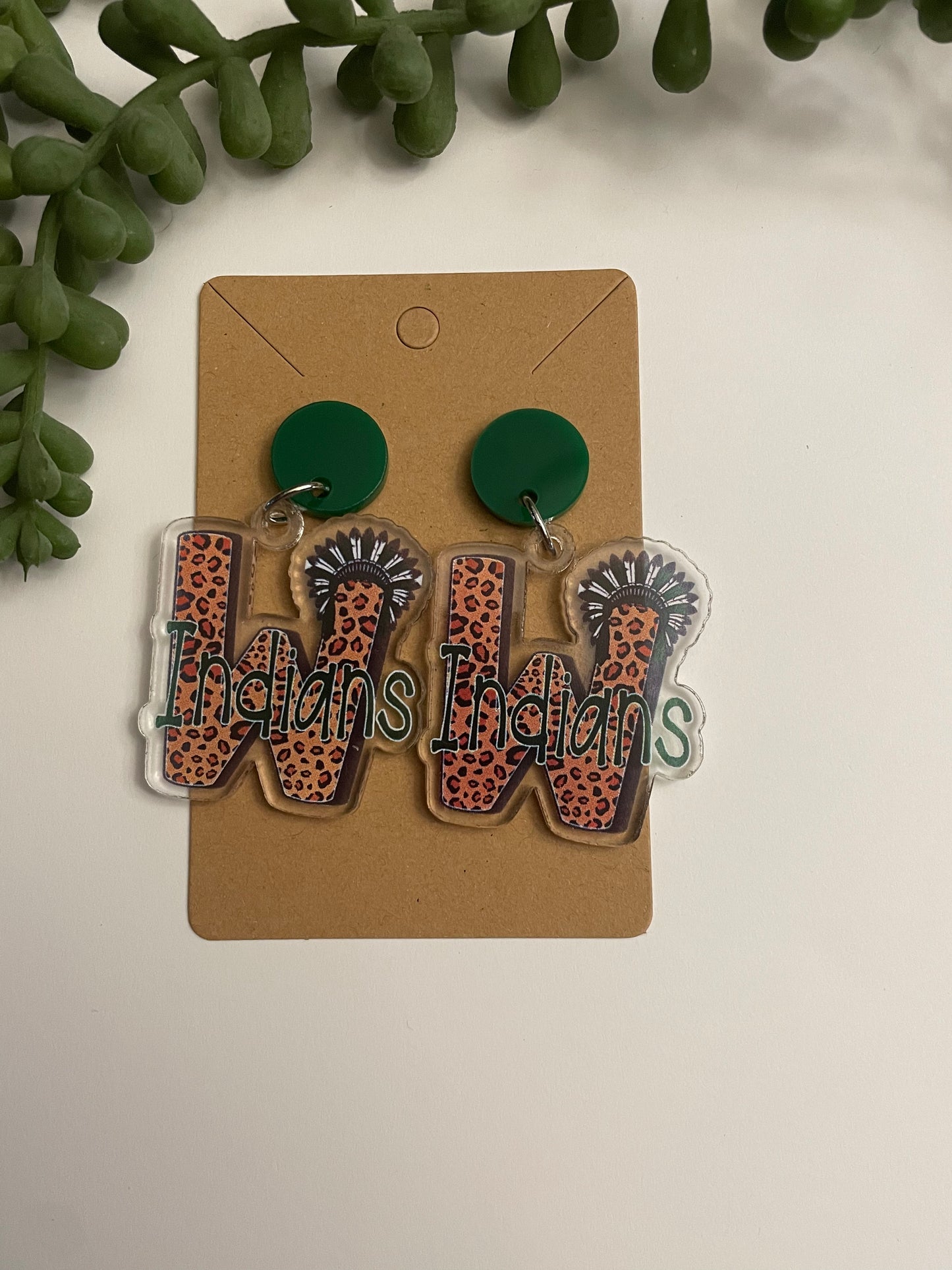 W earrings
