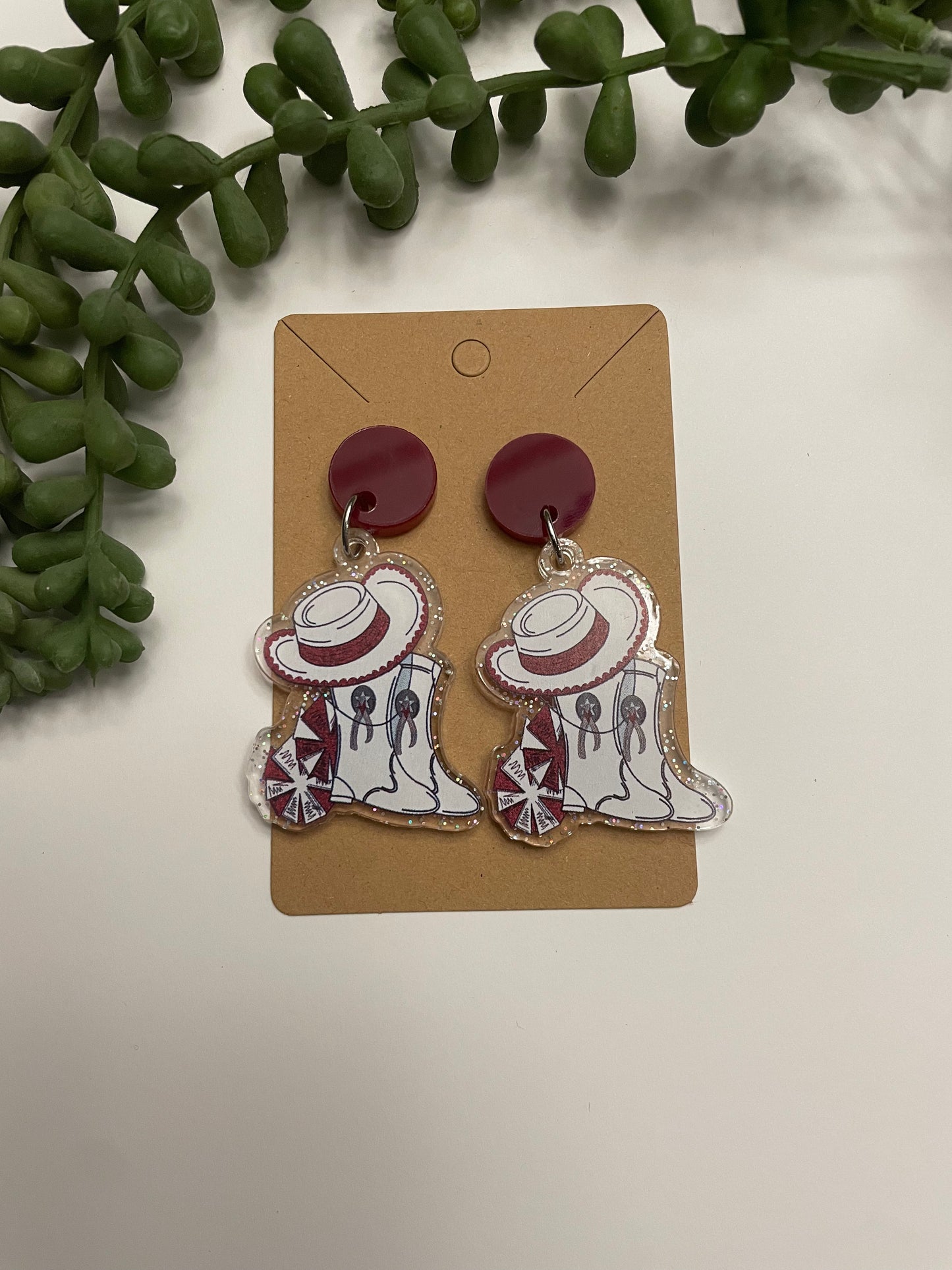 Drill team earrings