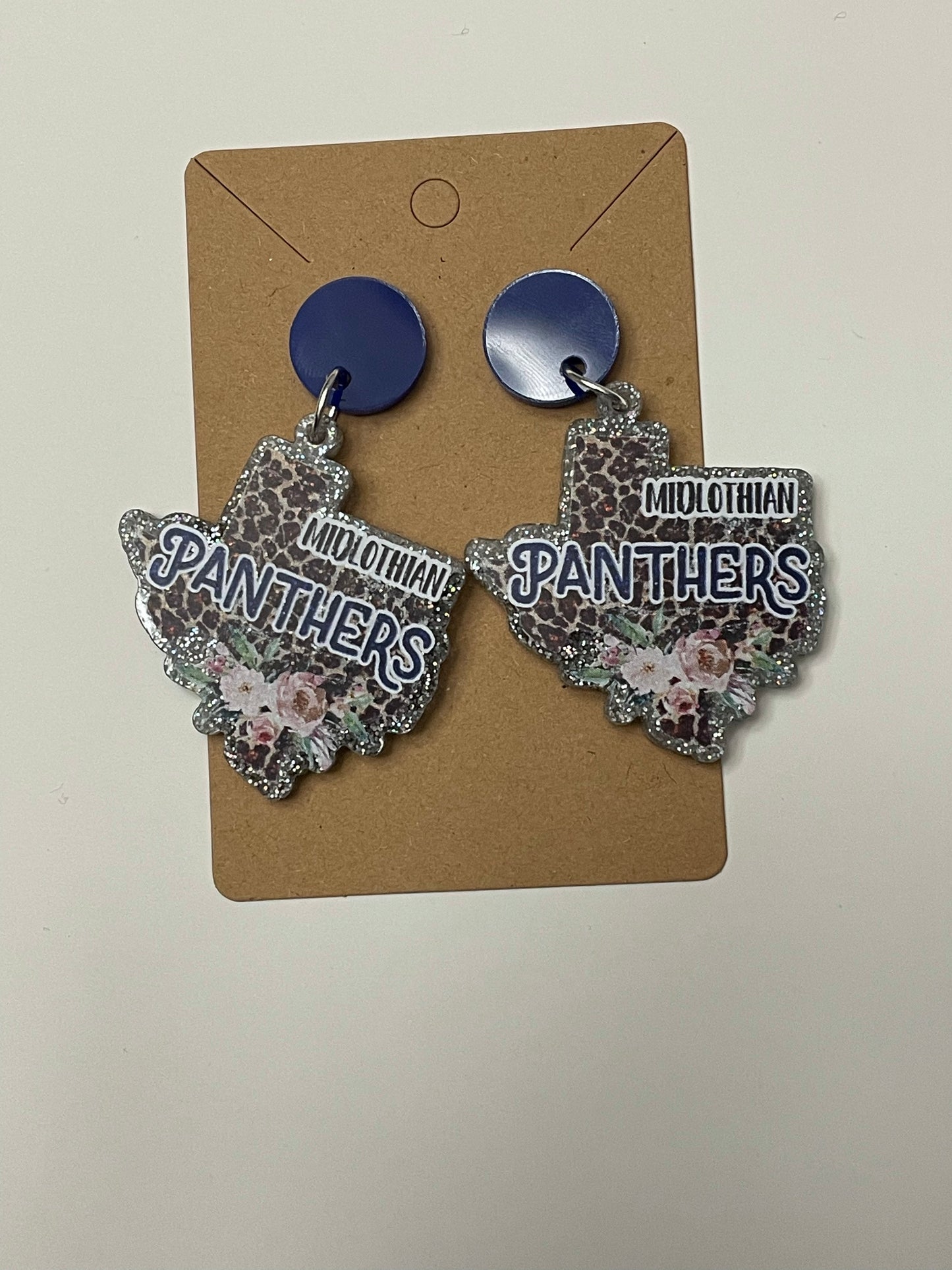 Texas shape spirit earrings