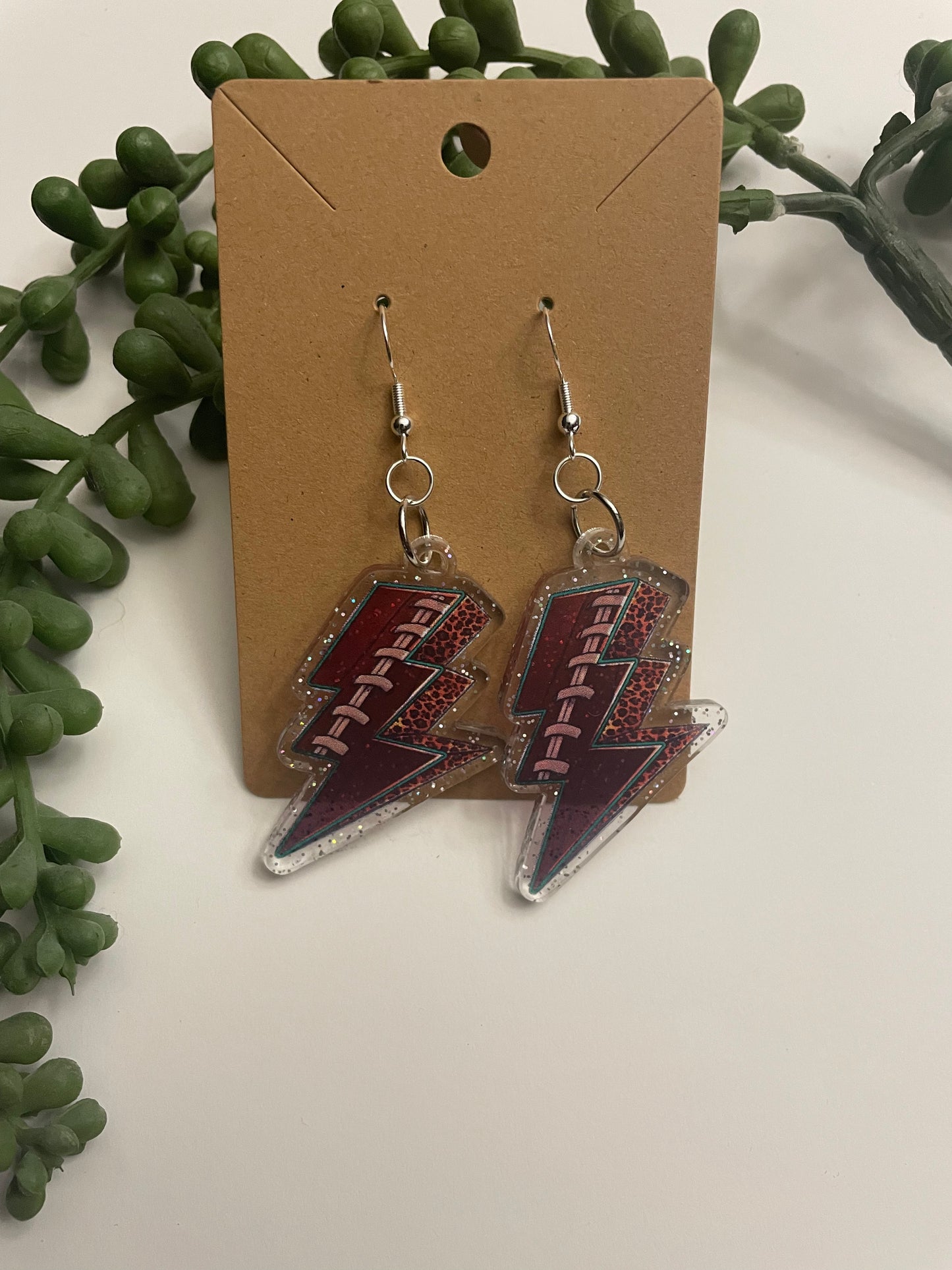 Football earrings