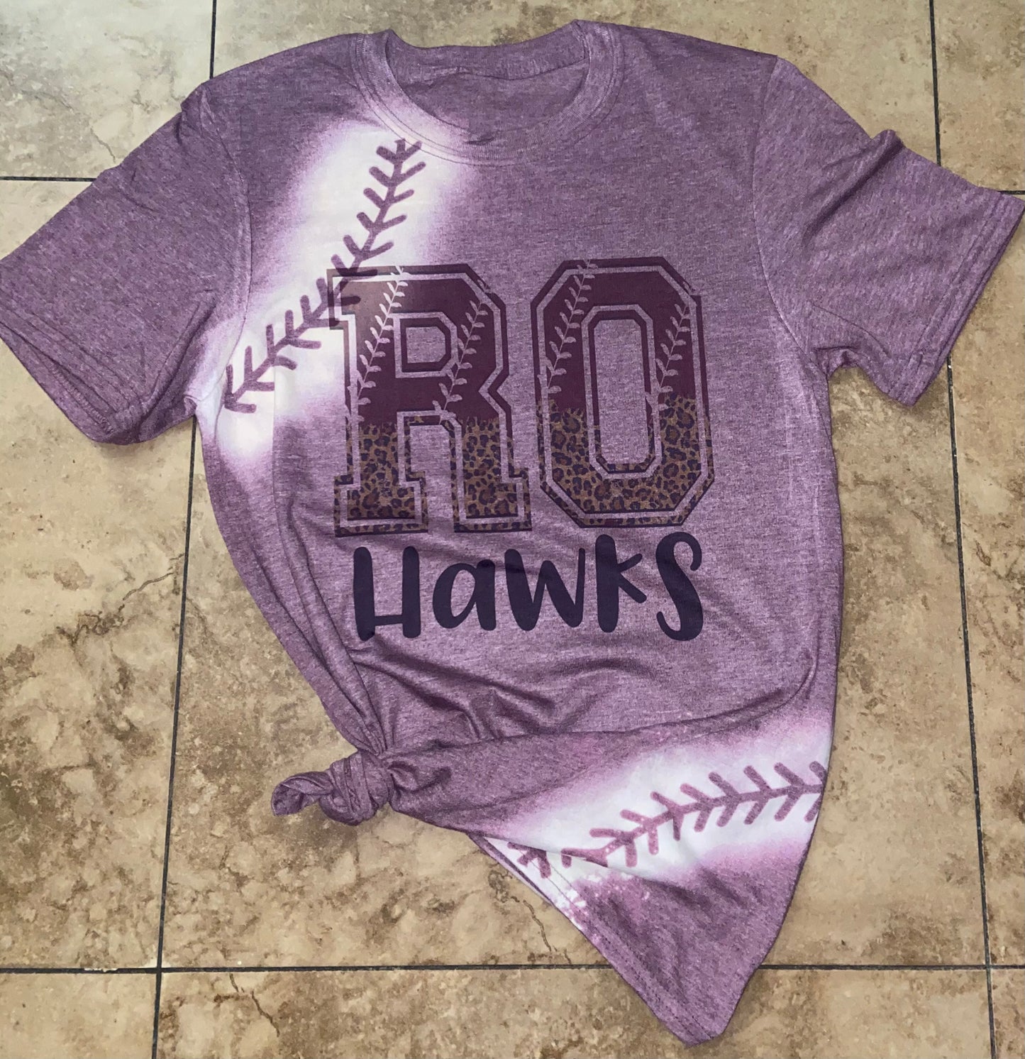 Baseball bleached laces