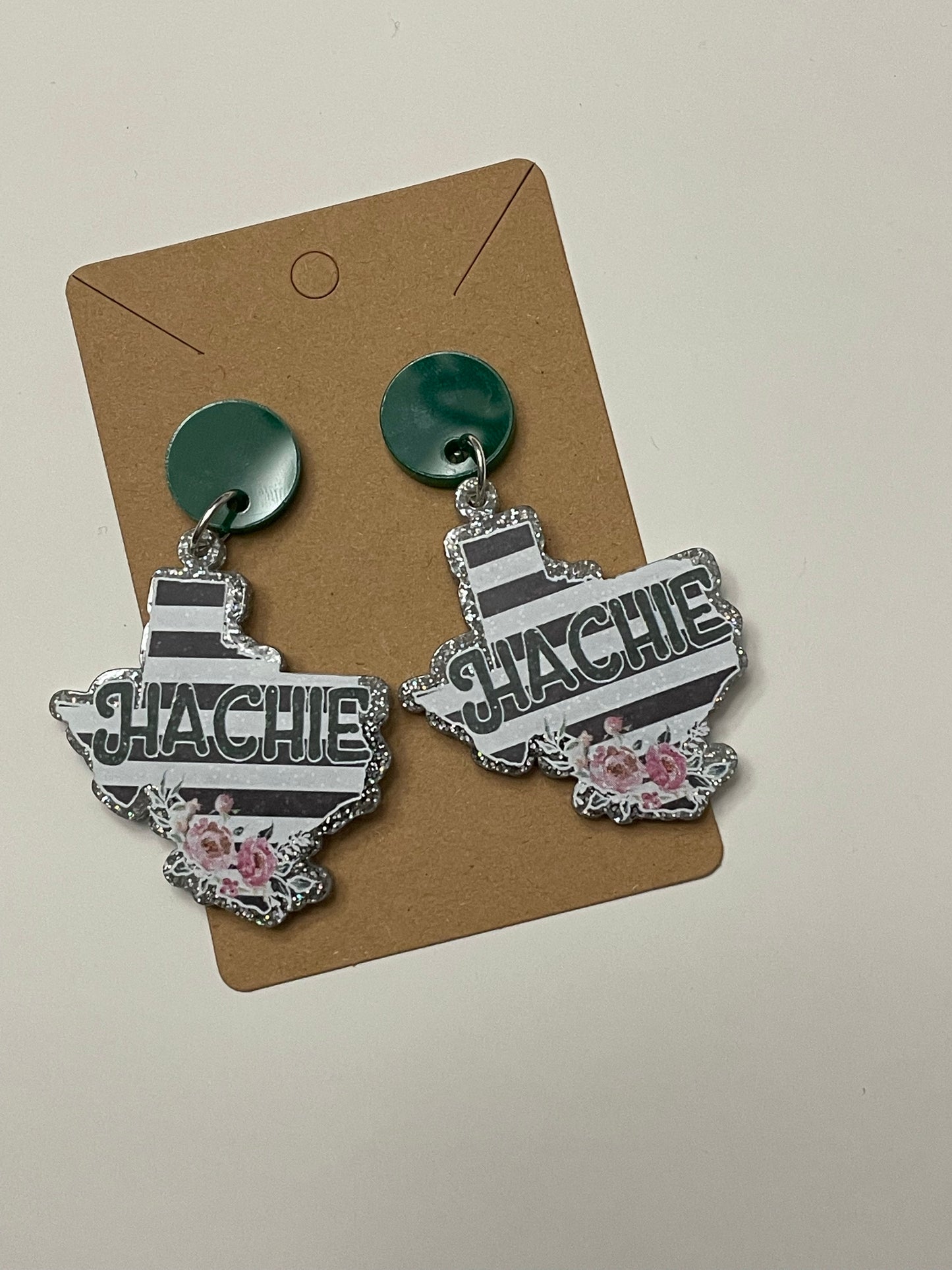 Texas shape spirit earrings