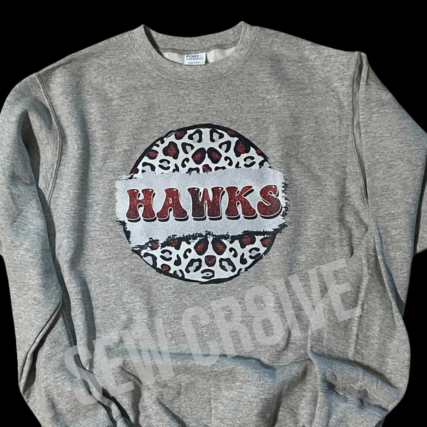 Crewneck sweater/Hawks