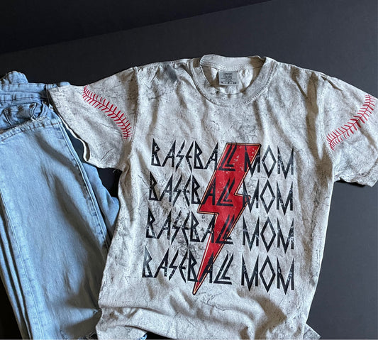 Baseball mom T-shirt