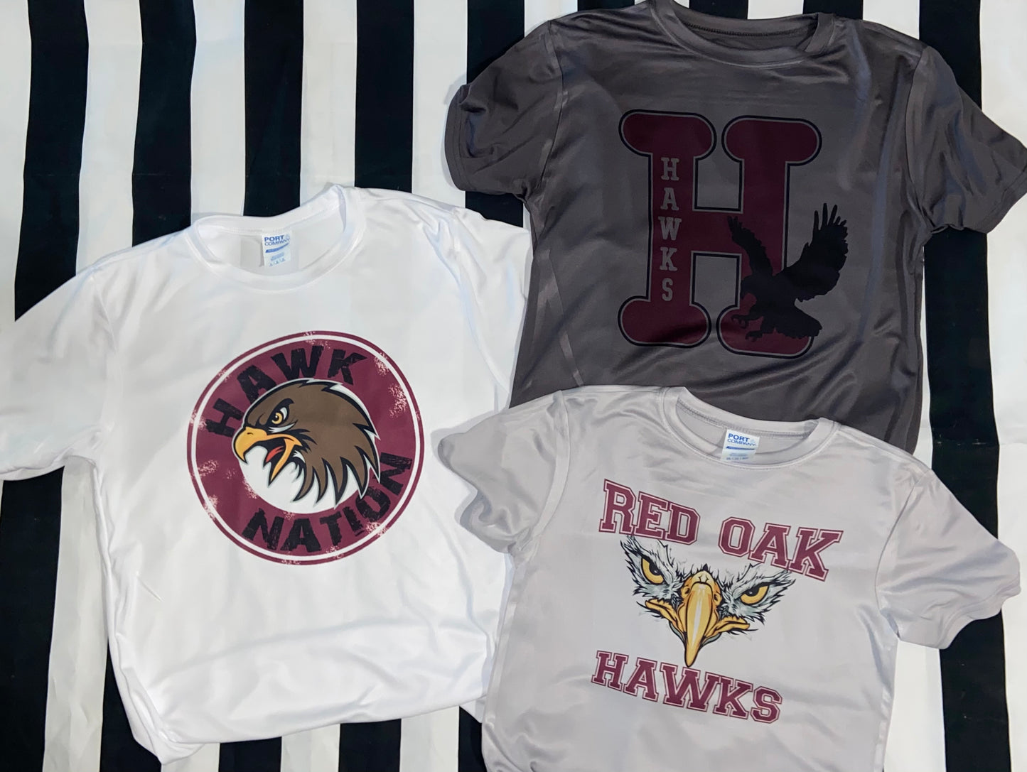 Youth Hawks drifit shirts