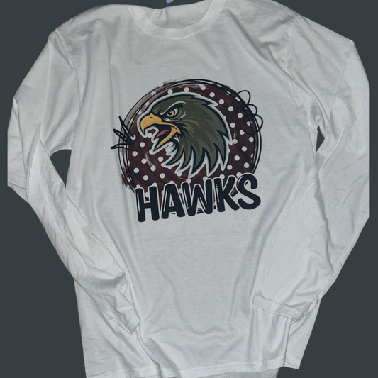 Long sleeve hawks shirt